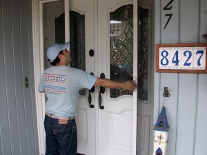 Opened | Topanga Retractable Screen Doors