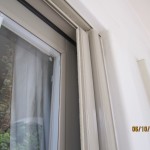 All double sets retractable screen french doors screens