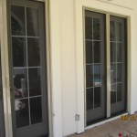 All double sets retractable screen french doors Simi Valley