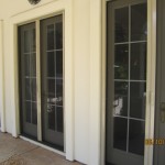 All double sets retractable screen french doors Simi Valley